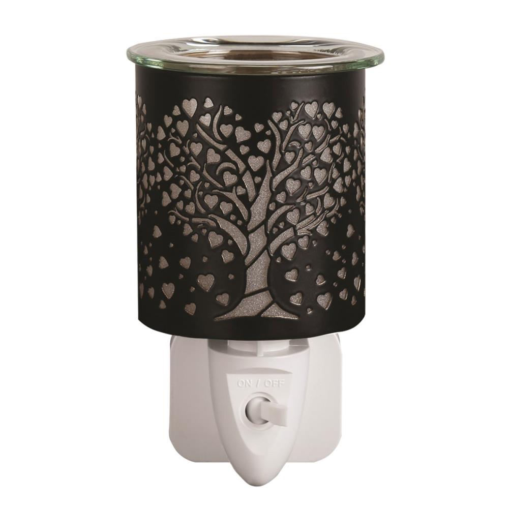 Aroma Black & Gold Heart Tree Plug In Wax Melt Warmer Extra Image 1